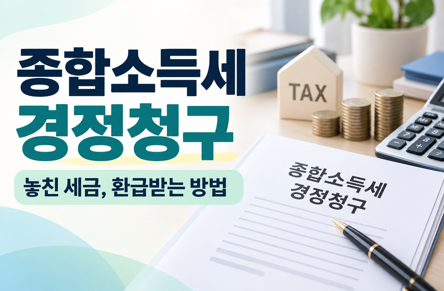 종합소득세경정청구, 놓친 공제와 세금 환급받는 방법